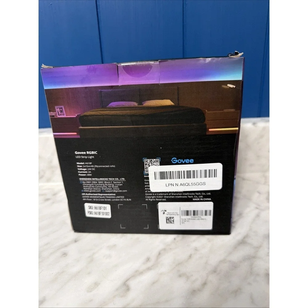 Govee‎ 100Ft RGBIC LED Strip Lights, Smart LED Lights Work with Alexa and Google